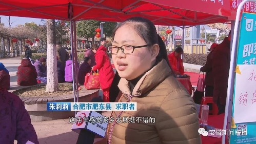 安徽：“春风行动”送岗来