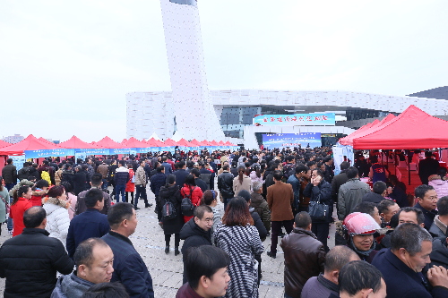 湖南省长沙市2018年“春风行动”就业扶贫大型招聘会在浏阳举行