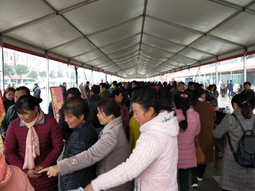 湖北省汉川市举行2018西江乡北河工业园万人招聘会