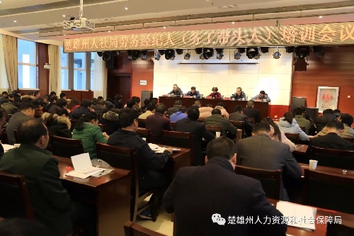云南省楚雄州2018年春节期间“六个一”推动农村劳动力转移就业
