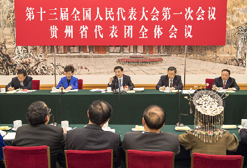 习近平 李克强 栗战书 汪洋 王沪宁 赵乐际 韩正 分别参加全国人大会议一些代表团审议