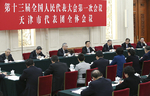 习近平 李克强 栗战书 汪洋 王沪宁 赵乐际 韩正 分别参加全国人大会议一些代表团审议