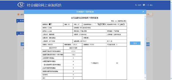 社会保险网上查询系统（跨省异地就医直接结算）使用指南
