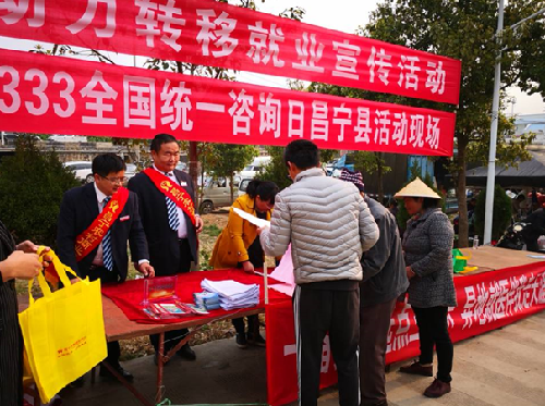 云南省昌宁县开展12333全国统一咨询日宣传活动