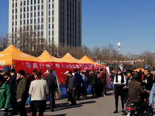 宁夏石嘴山：大武口区“春风行动”暨人社政策进广场招聘会成功举办