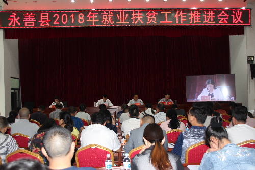云南省永善县召开2018年就业扶贫工作推进会