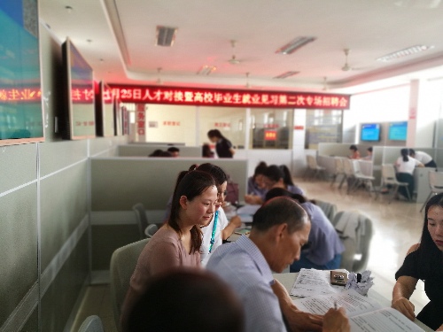 安徽省桐城市举办第二次就业见习专场招聘会