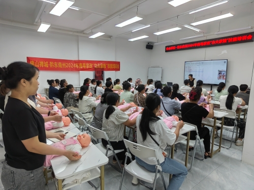 4.2024年9月，举办佛山市禅城区—黎平县“功夫家嫂”技能培训