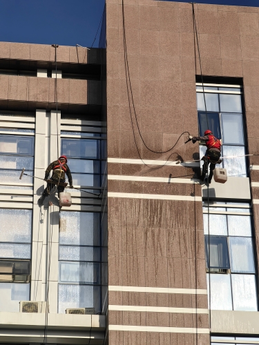 工作人员开展家政服务